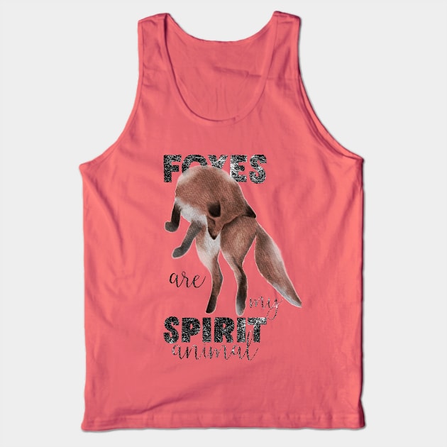 Spirit Animal Fox Tank Top by Lucia